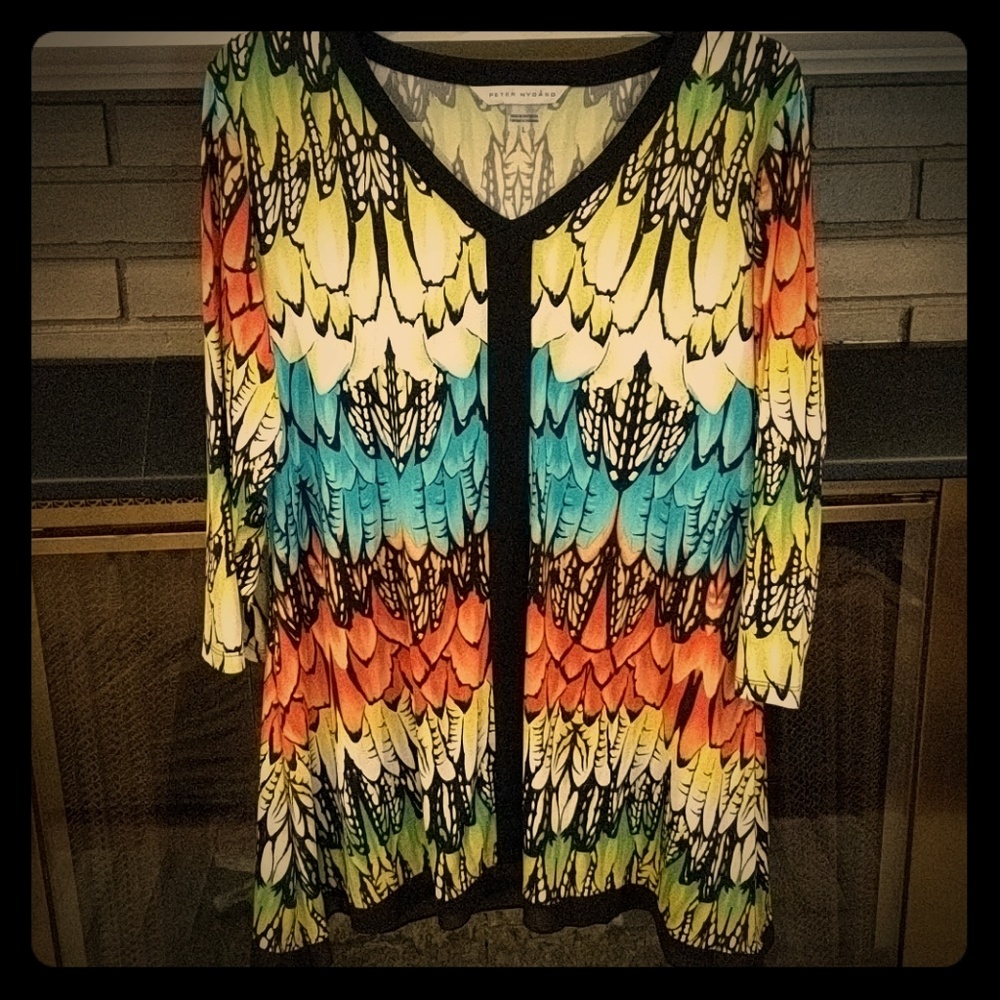 Stunning Peter Nygard Butterfly Tunic